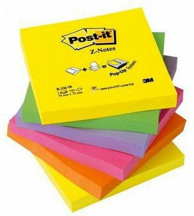 Image du produit Post-it Z-Notes recharge Rainbow (76 x 76 mm)