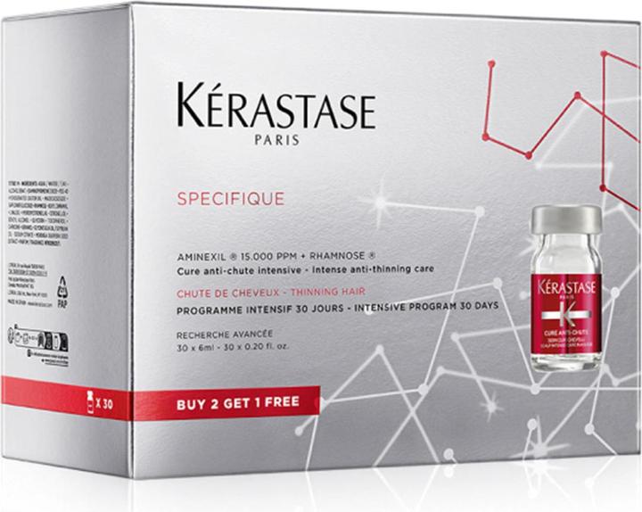 Produktbild Kérastase Spécifique Cure Anti-Chute, Anti-Haarausfall Kur 3 x 10*6 (180 ml)