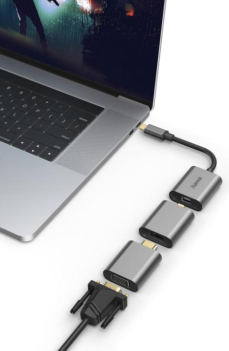 Produktbild Hama USB Video-Adapter (VGA, Mini DP, HDMI, 15 cm)