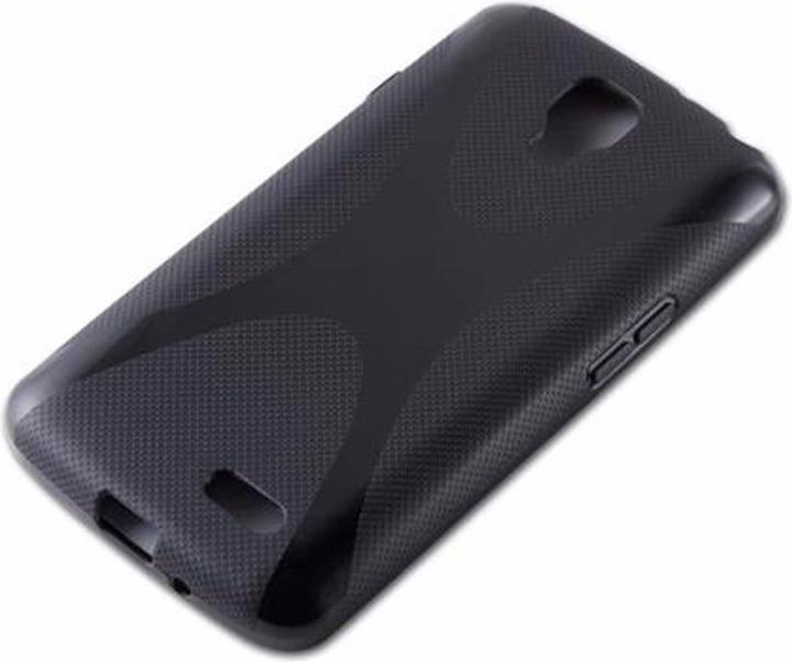 Actual product image Cadorabo TPU X-Line Cover (LG F70)
