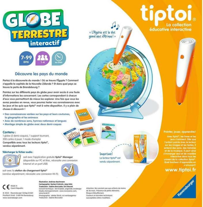 Image du produit tiptoi Globe interactif (Français)