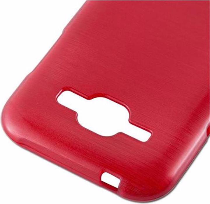 Actual product image Cadorabo TPU Brushed Cover (Samsung Galaxy J1)