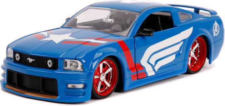 Image du produit Jada Avengers Captain America avec voiture 1:24