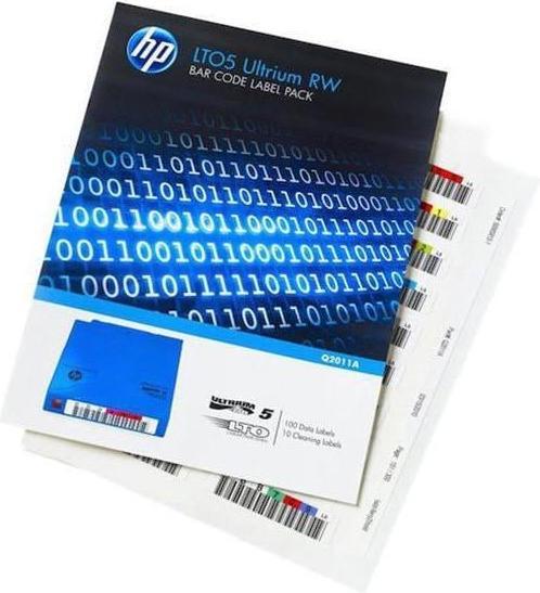 Actual product image HPE LTO6 Ultrium RW barcode labels (pack)