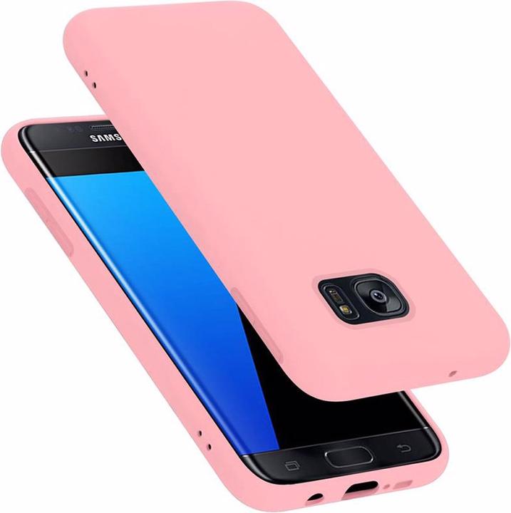 Actual product image Cadorabo TPU Liquid Silicone Case Cover (Samsung Galaxy S7 Edge)