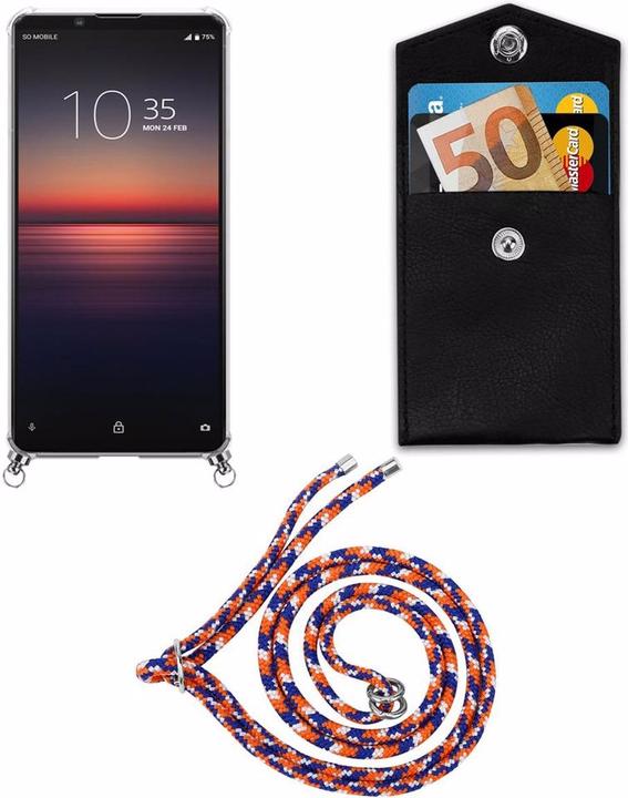 Produktbild Cadorabo TPU Handy Kette SILBER Cover