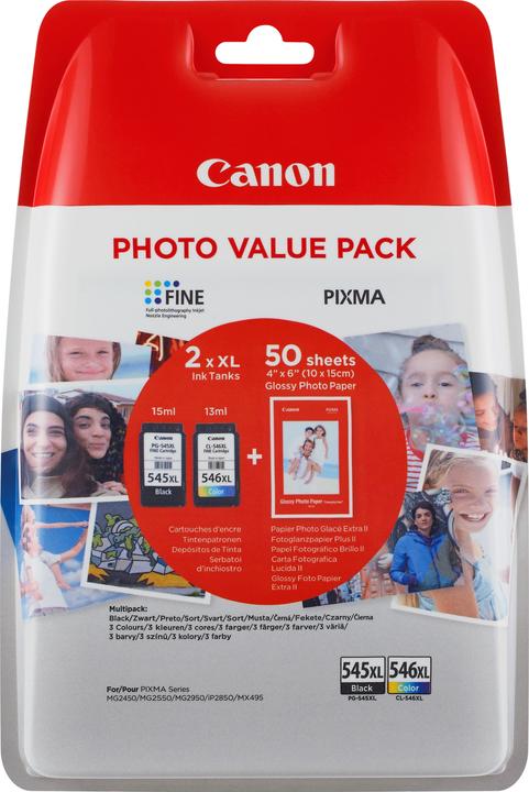 Image du produit Canon PG-545XL/CL-546XL Photo Value Pack (CF, Color)
