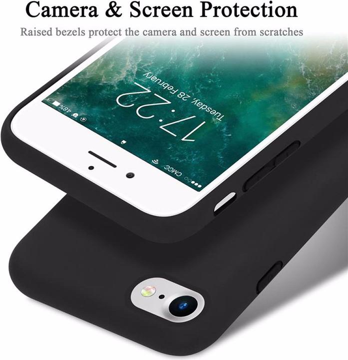 Immagine prodotto Cadorabo Copertura della cassa del silicone liquido TPU (Apple iPhone 7, Apple iPhone SE (seconda generazione))