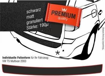 Produktbild ProPlus Lackschutzfolie Ladekantenschutz für VW T5 Multivan ab 2003 bis 2015 (Schwarz)
