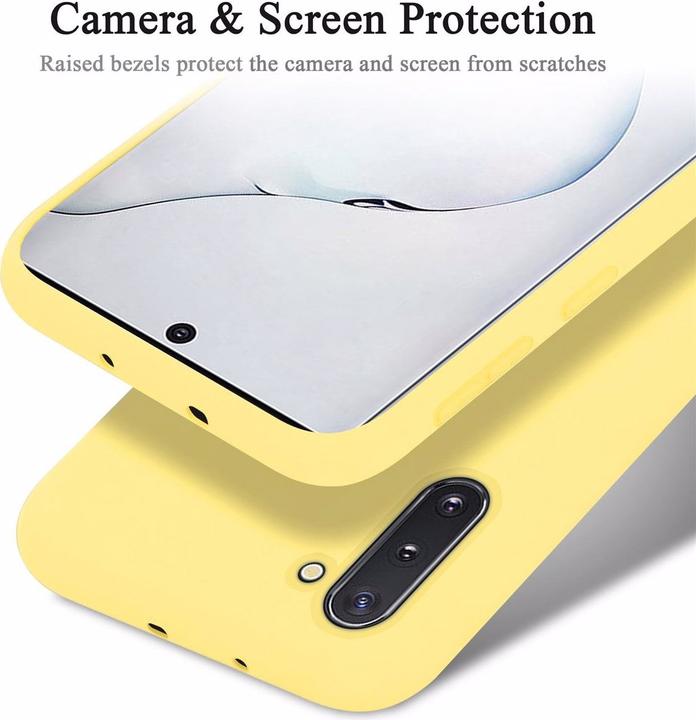Actual product image Cadorabo TPU Liquid Silicone Case Cover (Samsung Galaxy Note 10)