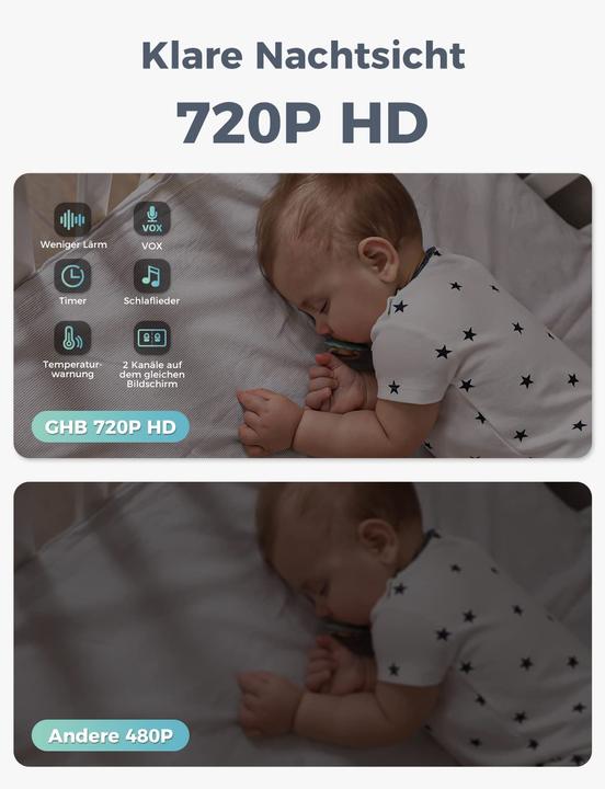 Image du produit GHB Babyphone (Vidéo et audio)