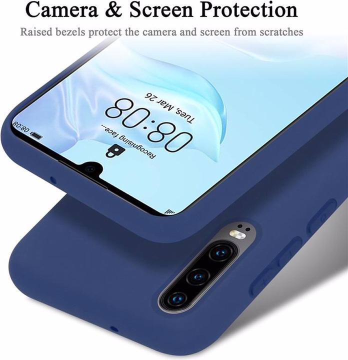 Productafbeelding Cadorabo TPU Liquid Silicone Case Cover (Huawei P30)