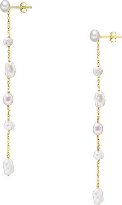 Immagine prodotto Valero Pearls Perle d'acqua dolce d'argento da donna coltivate in oro giallo - 24439 (Argento)
