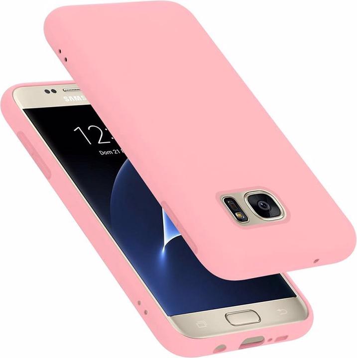Actual product image Cadorabo TPU Liquid Silicone Case Cover (Samsung Galaxy S7)