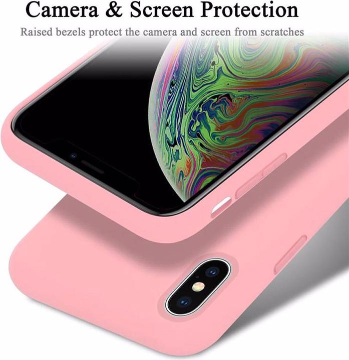 Actual product image Cadorabo TPU Liquid Silicone Case Cover (Apple iPhone XS Max)