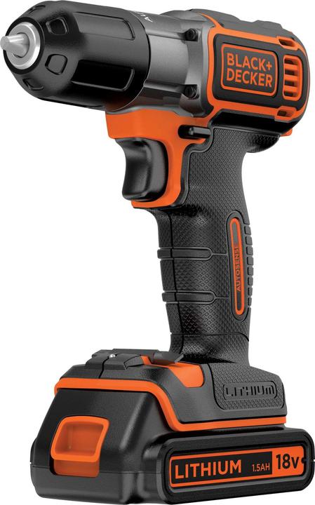 Produktbild Black & Decker 18V AkkuBohrschrauber Autosense, 2 Akku (Akkubetrieb)
