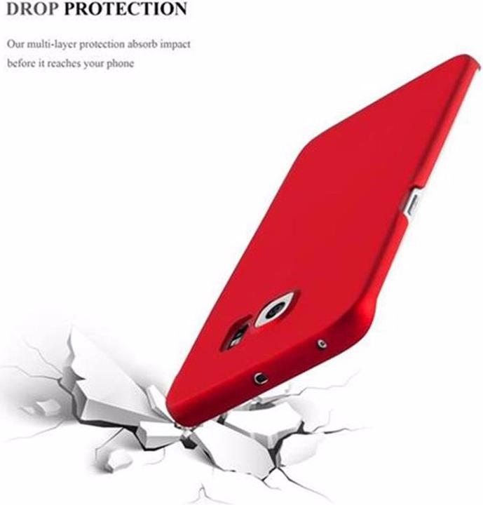 Produktbild Cadorabo Hard Cover Matt Metall Cover (Samsung Galaxy S6 Edge)