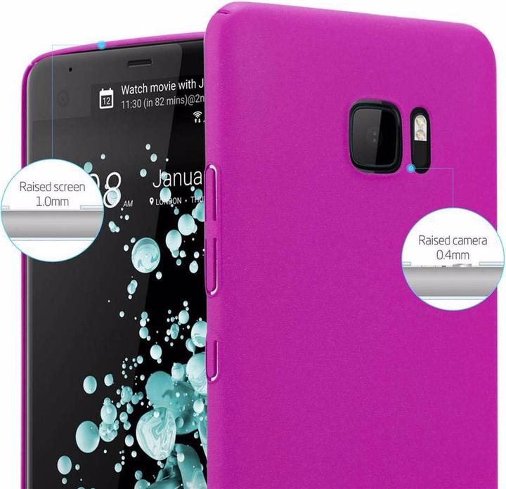 Actual product image Cadorabo Hard Cover Frosty Cover (HTC U Ultra)