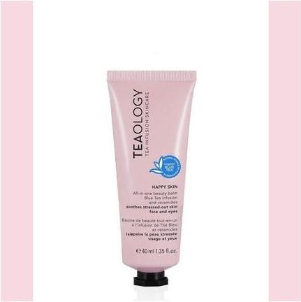 Actual product image Teaology Happy Skin All-in-One Beauty Balm 40ml - Vegan Natural Face Day and Night Cream (40 ml, Face toner)