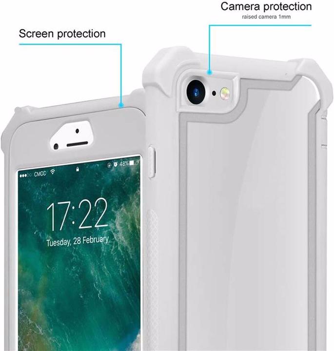 Actual product image Cadorabo Hybrid 2-in-1 Acrylic Cover (Apple iPhone 7, Apple iPhone SE (2nd Gen))