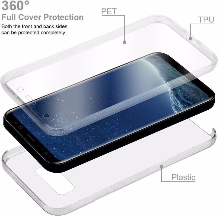 Immagine prodotto Cadorabo TPU 360 gradi di copertura del caso (Samsung Galaxy S8+)