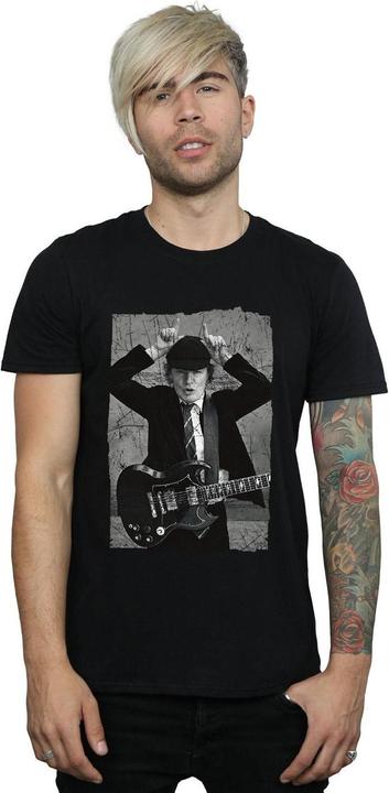 Produktbild AC/DC Angus Young Distressed Photo TShirt (L)