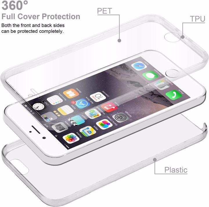 Actual product image Cadorabo TPU 360 Degree Case Cover (Apple iPhone 6 Plus)