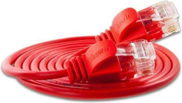 Actual product image Wirewin Slim patch cable: UTP, 3m, red (U/UTP, CAT6, 3 m)