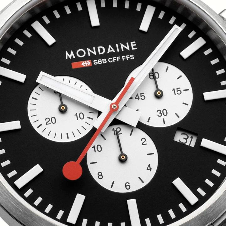 Actual product image Mondaine Neo Vegan (Chronograph, 41 mm)