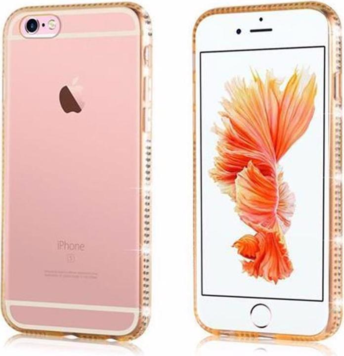Productafbeelding Cadorabo TPU Ultra Slim Rhinestone Cover (Apple iPhone 6)