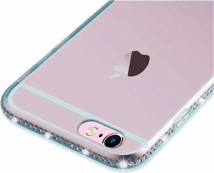 Productafbeelding Cadorabo TPU Ultra Slim Rhinestone Cover (Apple iPhone 6)