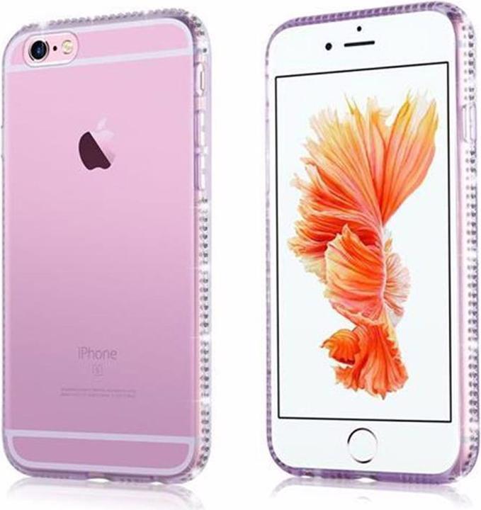 Productafbeelding Cadorabo TPU Ultra Slim Rhinestone Cover (Apple iPhone 6)