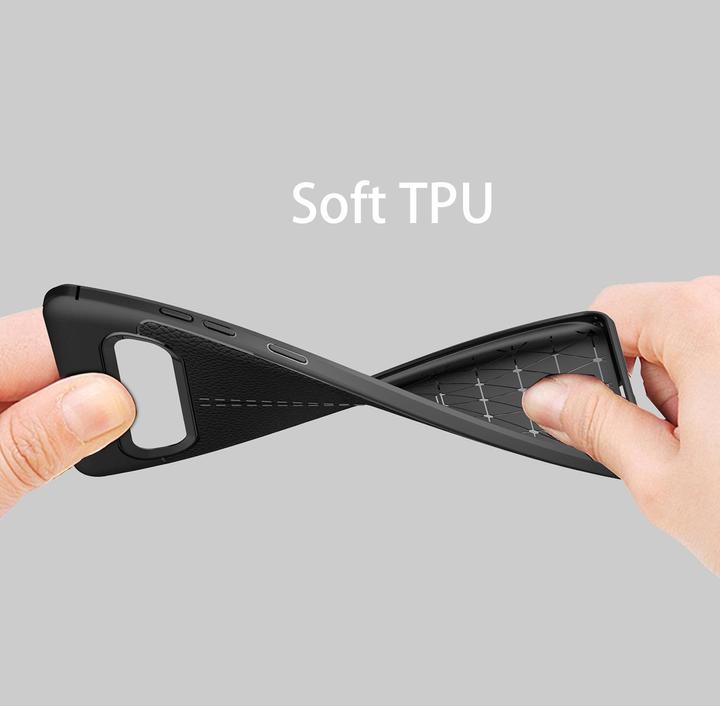 Produktbild Cadorabo TPU Cover Kunstleder Struktur (Samsung Galaxy S10 5G)