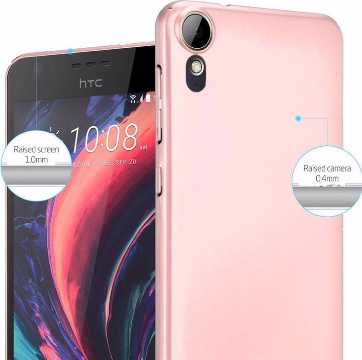 Actual product image Cadorabo Hard Cover Matt Metal Cover (HTC Desire 10 Lifestyle, HTC Desire 825)