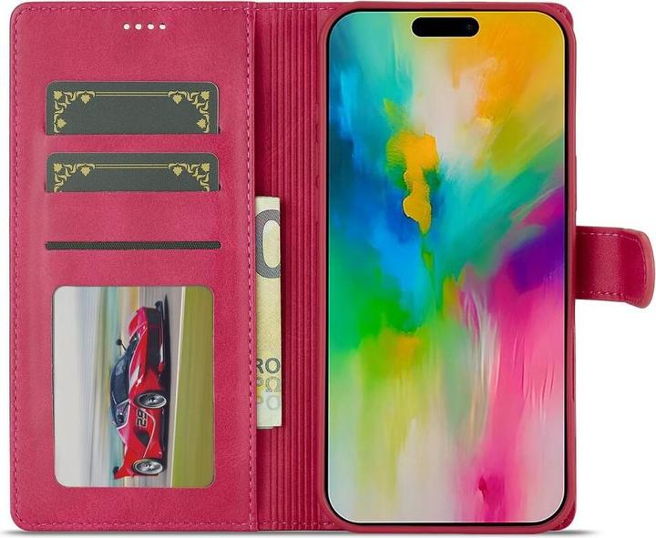 Actual product image LC.Imeeke iPhone 16 Pro Max - Leather Case Cover (Apple iPhone 16 Pro Max)