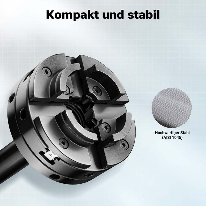 Produktbild Wiltec Ersatz Spannfutter Drechselbank Drechselfutter M33 x 3,5 Backenfutter