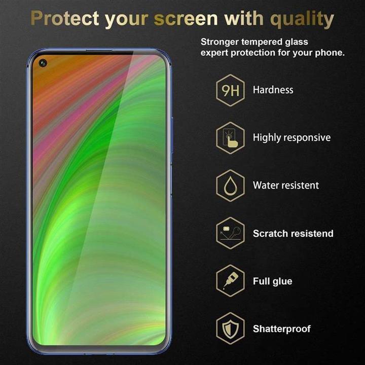 Productafbeelding Cadorabo Volledig schermbeschermend glas (1 Stuk, LG K20, TCL 20S, Huawei Nova 5T)
