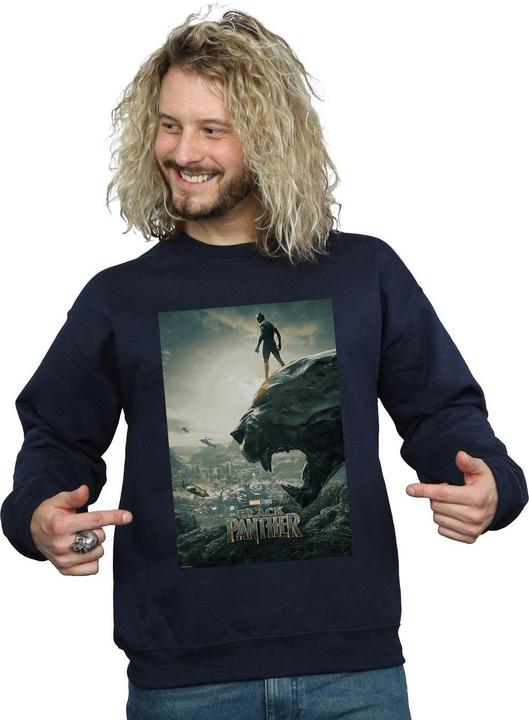 Image du produit Mens Black Panther Poster Cotton Sweatshirt (XXL)