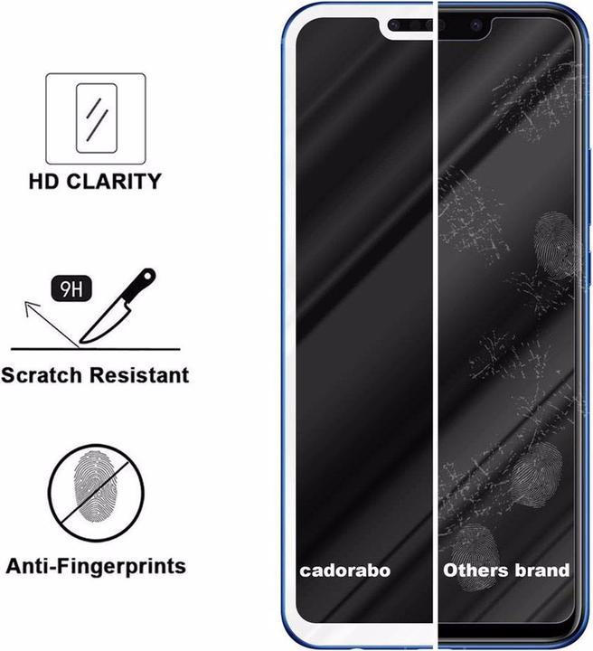 Immagine prodotto Cadorabo Vetro di protezione del display a schermo intero (1 Pezzo/i, Huawei P Smart Pro (2019))