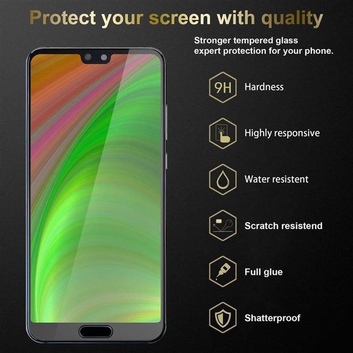 Actual product image Cadorabo Full screen display protection glass (3 Piece, Cubot P20)