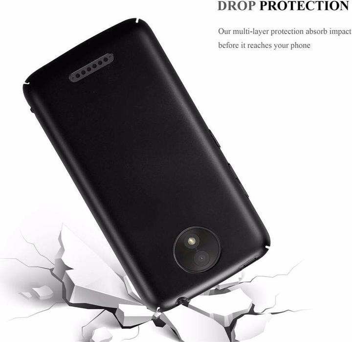 Actual product image Cadorabo Hard Cover Matt Metal Cover (Motorola Moto C Plus)