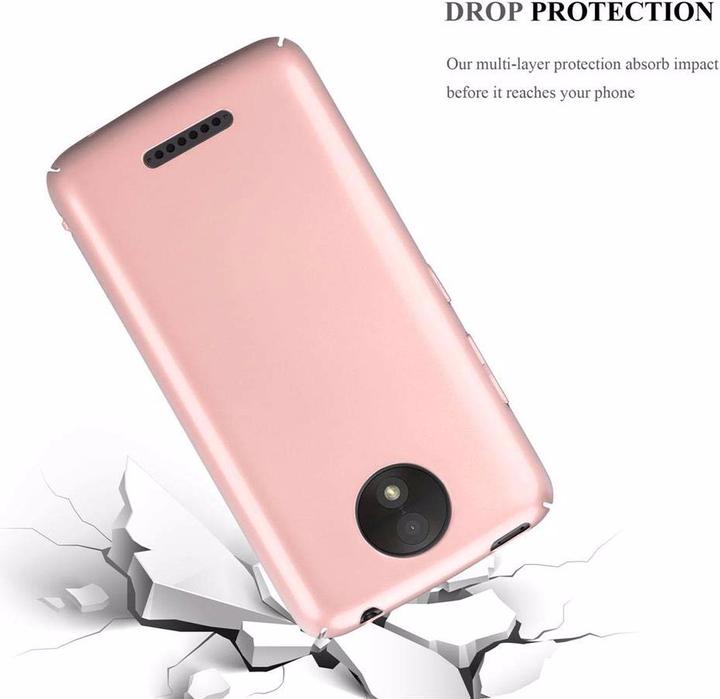 Produktbild Cadorabo Hard Cover Matt Metall Cover (Motorola Moto C Plus)