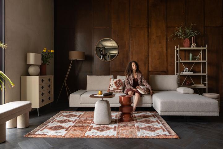 Actual product image Dutchbone Shelly Sofa Off-White Right Chaise Longue