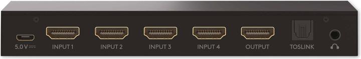 Actual product image Goobay HDMI switch box 4 to 1 with audio output