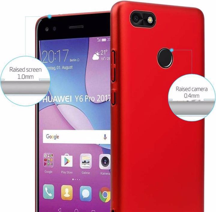 Image du produit Cadorabo Hard Cover Couverture métallique mate (Huawei Y6 Pro (2017))