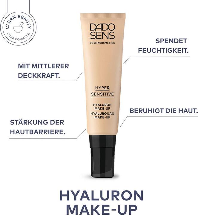 Actual product image Dado Sens HYPERSENSITIVE Hyaluron Make-Up Set