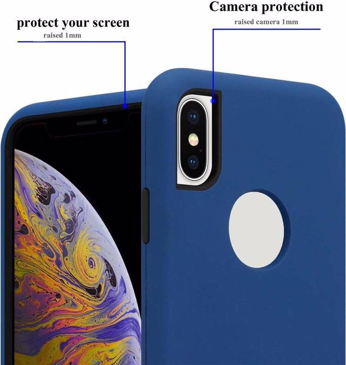 Immagine prodotto Cadorabo Copertura ibrida 3 in 1 (3 pezzi) (Apple iPhone X)