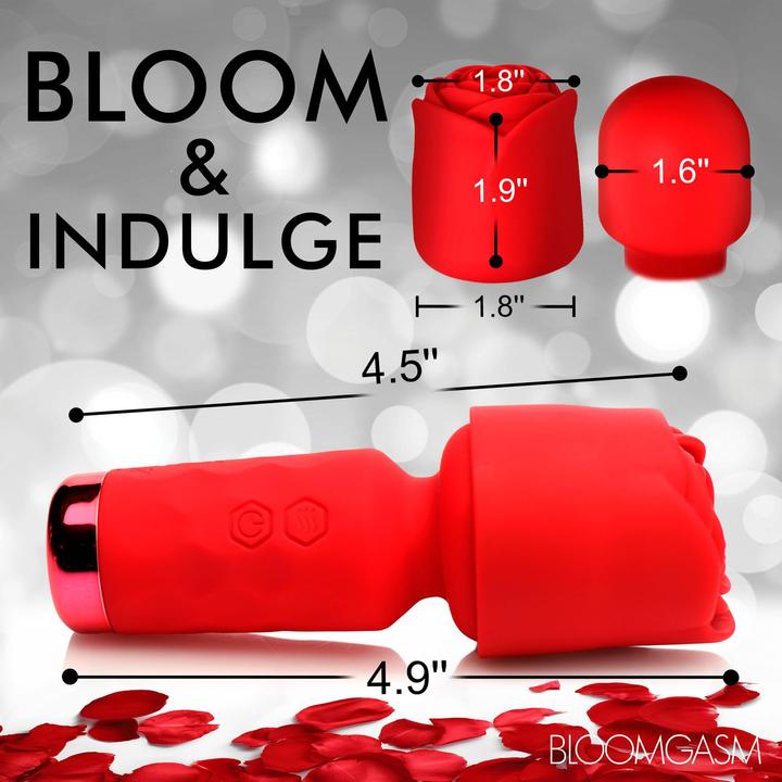 Produktbild Frisky gasm – Pleasure Rose MiniWandVibrator – Rot