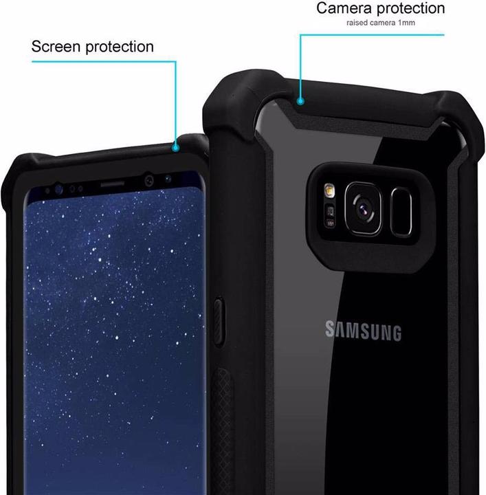 Actual product image Cadorabo Hybrid 2-in-1 Acrylic Cover (Samsung Galaxy S8+)