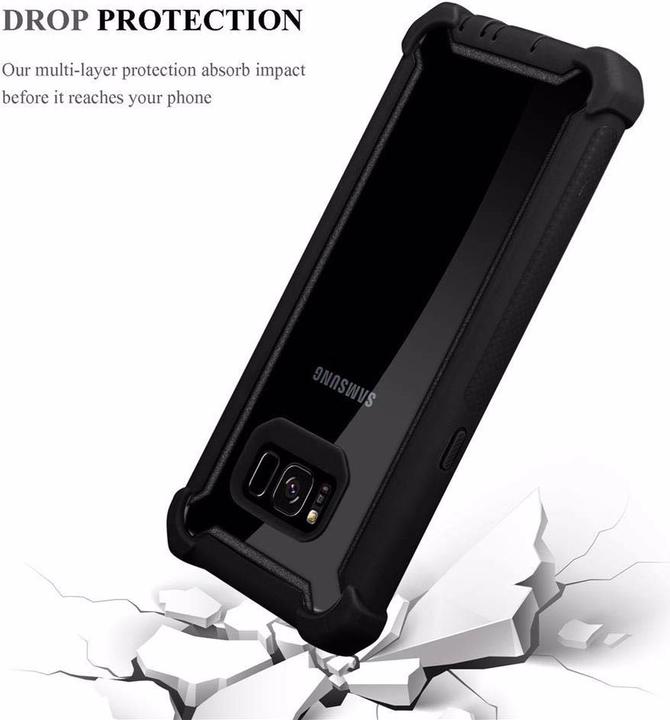 Actual product image Cadorabo Hybrid 2-in-1 Acrylic Cover (Samsung Galaxy S8+)